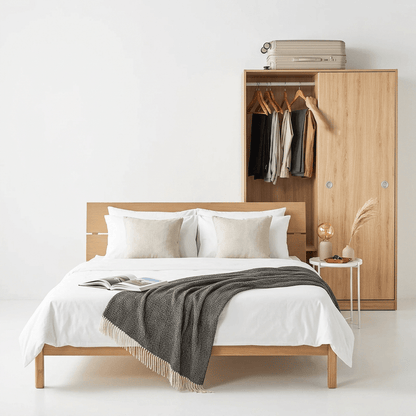 Vline Vienna Bedroom Combo: Sliding Wardrobe and Bed