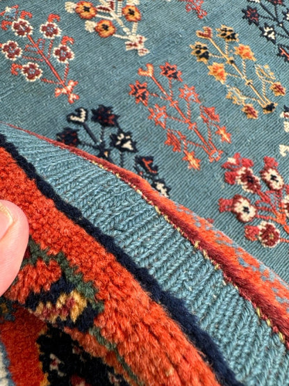 Zollanvari Gabbeh-Kilim | 4’ 2" x 6’ 3"
