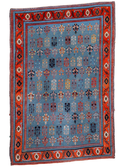 Zollanvari Gabbeh-Kilim | 4’ 2" x 6’ 3"